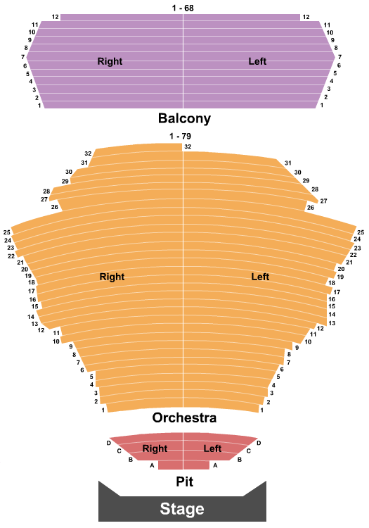 San Jose Center For The Performing Arts The Notebook Seating Chart